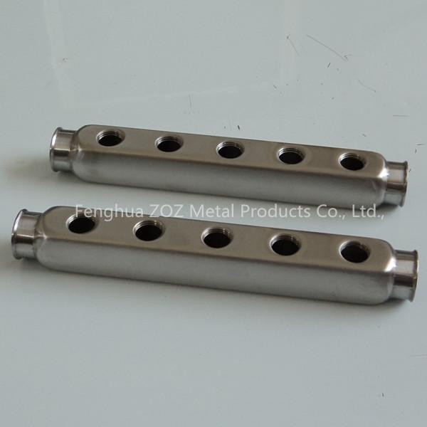 ZZ18009 Stainless Steel PEX Floor Heating Manifold Pipe, Stainless Steel Heating Bar Manifolds