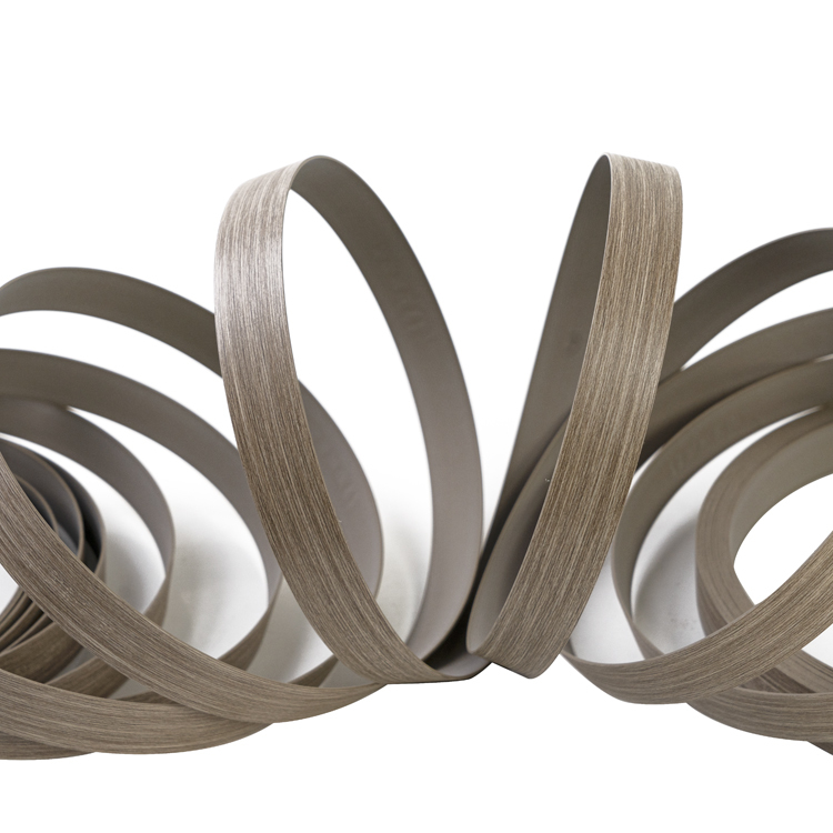 Custom Thickness 0.4mm~3mm Wood Grain PVC Edge Banding Tape Waterproof Eco Friendly for Furniture Trim