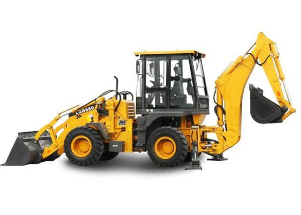 Energy Saving Eco Tractor Backhoe Loader for Piping Builds / Cable Builds / Park Virescence