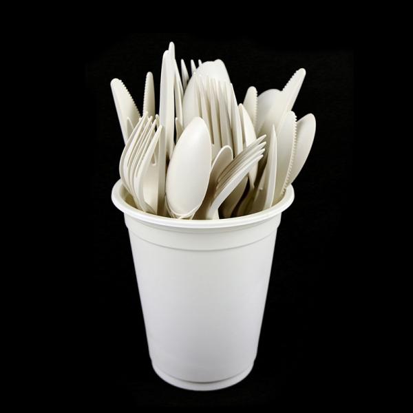 Novelty Design Corn-Based Biodegradable Plate Set with Environment-Friendly Advantage