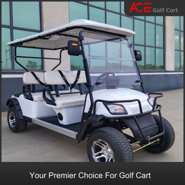 Compact Chargeable Electric Golf Buggy 14inch Tire Size 80 - 100km Traveling Range