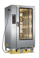 Electric Combi Oven for Commercial Bakery Kitchen 32.8KW Three stage Nine menu Function