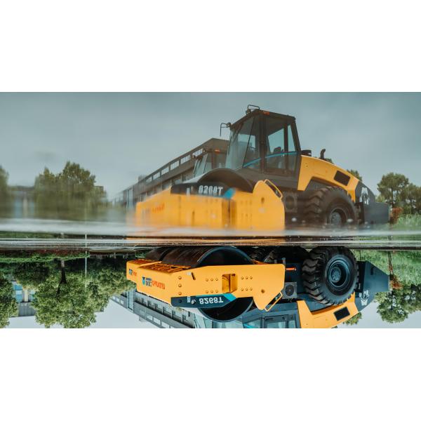 SINOMACH 8T Civil Engineering Machines Single Cylinder Roller GYS08J