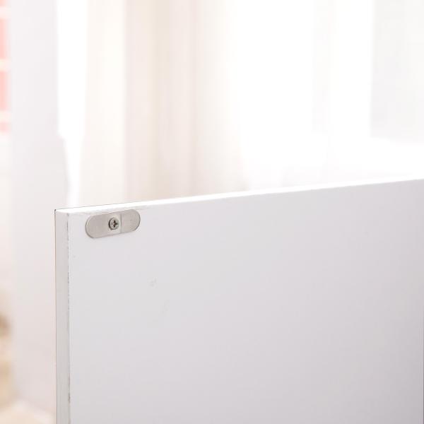 Шкафа ботинка домочадца MDF полка Extendable деревянного съемная с зеркалом