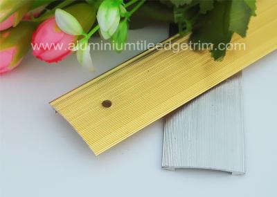 Floor Transition Strips Metal Aluminium Carpet Trim , Carpet To Tile Trim