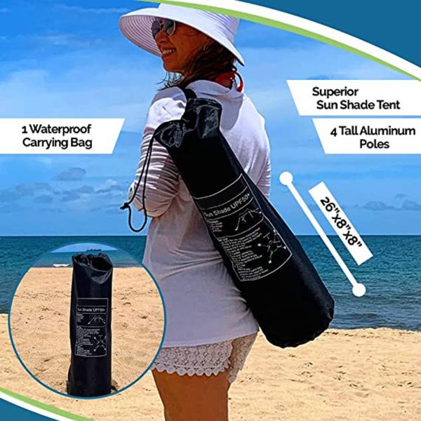 3000 Mm Sun Pop Up Beach Shelter Outdoor Shade