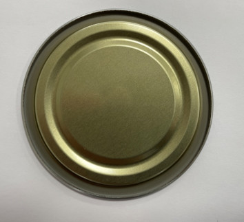 Silver / Golden / Clear Lacquer / White Aluminum Paste 200 50mm Tinplate Lid For Food Can