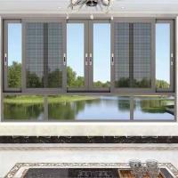 Casas personalizadas con ventanas de aluminio, ventanas corredizas de aluminio ISO aprobado