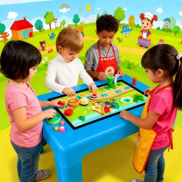 43 Inch Touch Table with Quad-core A55 Processor 4G RAM and 32GB