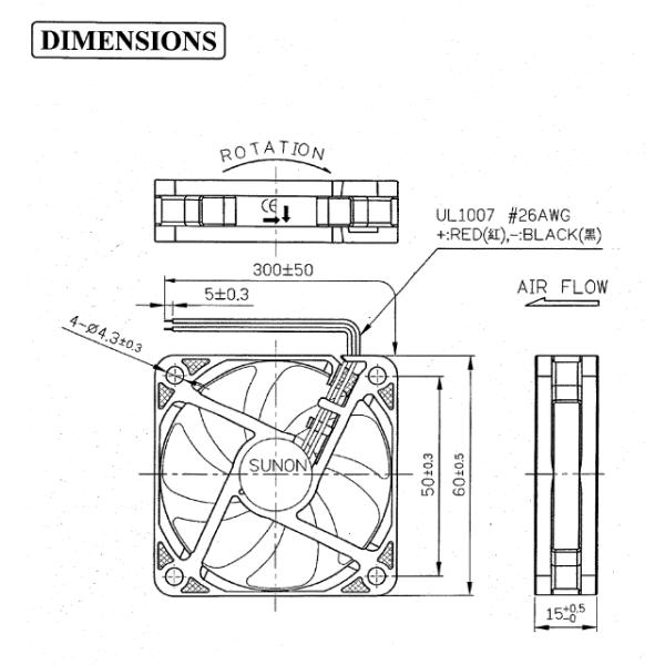 вентилятор магнитной левитации DC 1.92kW ME60151V1-000C-A99 12V