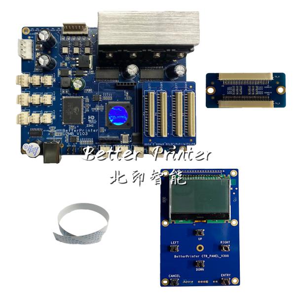 UV flatbed printer system XP600 Inkjet board T-shirt pattern PET film hot stamping white ink pyrography printer
