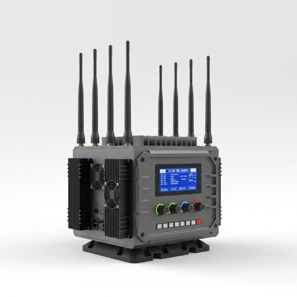 JXBY AT-505 Vehicle-Mounted SDR Frequency Jammer with 20MHz-6000MHz Coverage and Flexible Frequency Band Configuration for Rapid Deployment