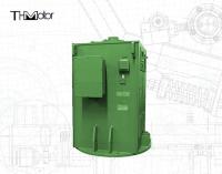 Motor Elétrico Trifásico Assíncrono de Central Elétrica IEC GB
