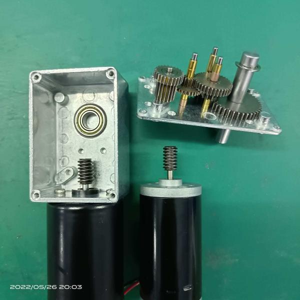 0.4KG 12V BLDC DC Turbine Worm Geared Speed Reducer Wheelchair Brushless Motor