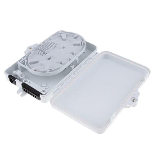 6Port Fiber Optic Terminal Box SC APC/UPC SM SX PC+ABS Light Grey For Telecom