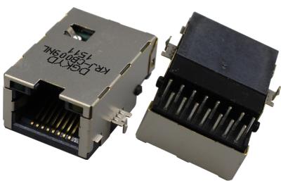 Baixo porto de rede frofile extra RJ45 do conector cat5 do PWB RJ45 com magnetics