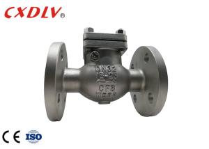 A aleta do anel CF8 de PN16 PTFE Seat flangeou válvula de verificação