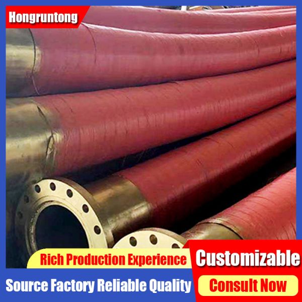 Leak Proof Structure Flanged Dredge Hose Pipe For Heavy Duty Dredging
