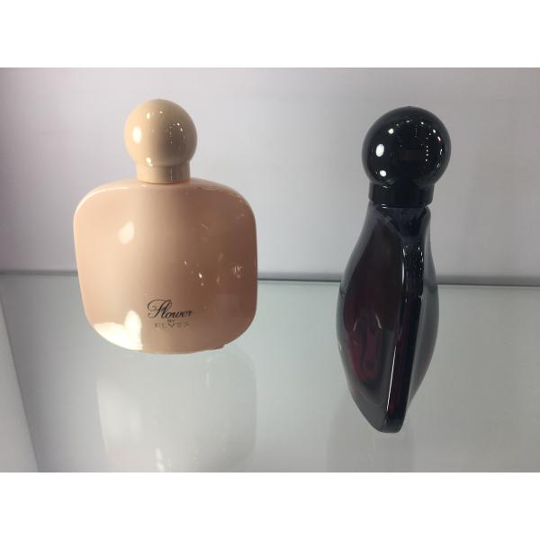 Флаконы духов OEM 50ml стеклянные роскошные плоско формируют с крышкой шарика