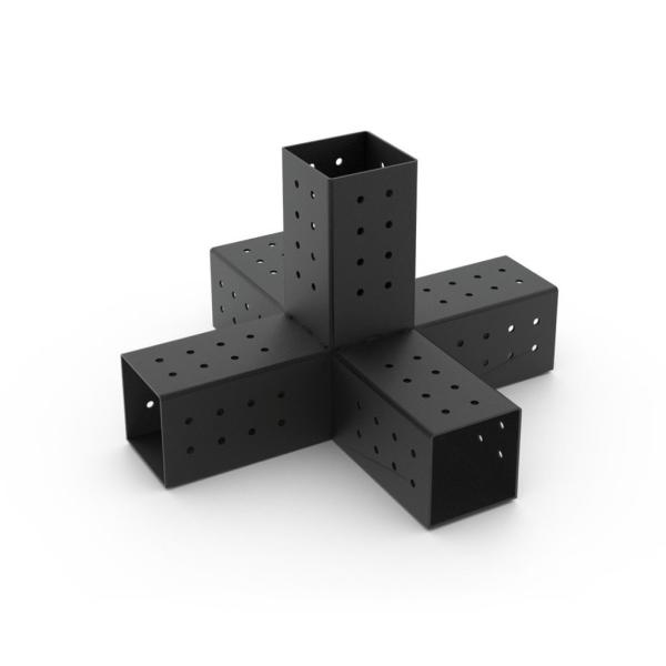 Eco Friendly Design Solution Pergola Post Support and Corner Brackets for 6 x 6 Lumber