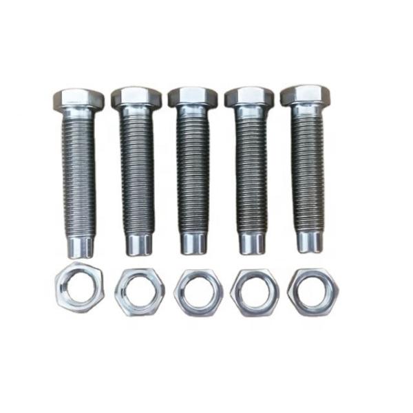 DIN Standard and Titanium Bolt 7/16-20 With 9/16 Hex Nut for 1-1/8 Torsion Stop Natural Finish