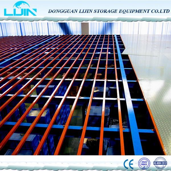 High Grade Steel Structure Mezzanine Floor Heavy Load Max 4000mm Beam Length