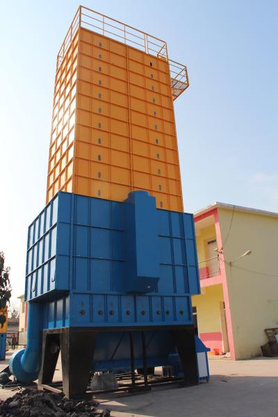 operação fácil da cor amarela e azul da capacidade de 35 toneladas da máquina do secador de grão 19.4kw