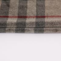 A manta da cor do café modelou a tela 240gsm de veludo para calças da cortina de Pillowslip