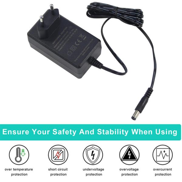 3.5X1.35Мм Мужской Jack 12V 3A 36W переключающий AC Dc адаптер питания зарядное устройство для Cctv