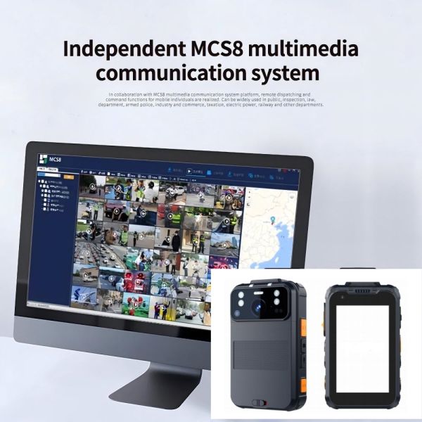 4G Wifi NFC BodyCam Night Vision Two-Way Video Audio Communication