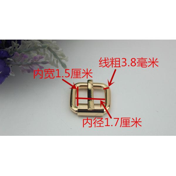 Wholesale Factory Bag Accessories Custom 17 MM Gunmetal Color Iron Metal Roller Pin Buckles For Belts