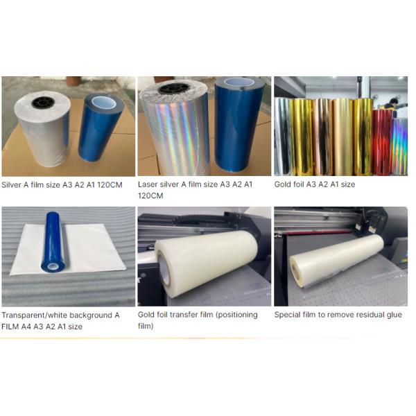 30CM 60CM White Clear Uv Dtf Ab Film For Uv Label Sticker Printing UV Dtf Printer Laminate Sticker