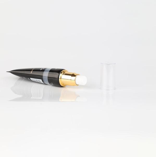 frosted white plastic bottle manufacturers in stock Silver Transparent oval hot tubes 50ml