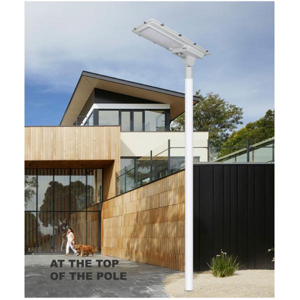 Алюминиевые 400 Вт солнечные уличные фонари 6500K 400W Движение датчик уличные фонари