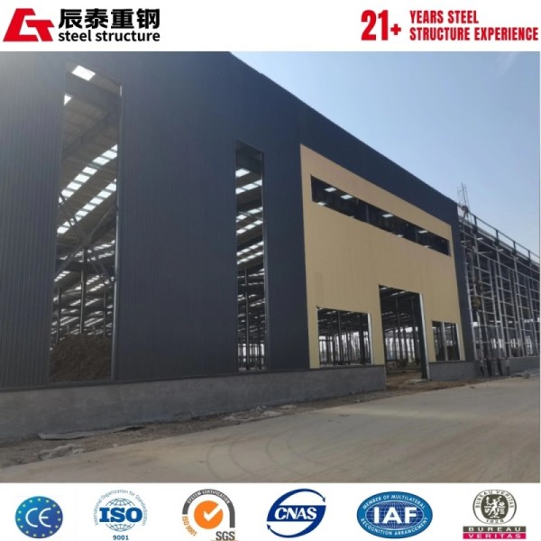 Low Maintenance Color Coated Multi-storey Steel Building Long Service Life