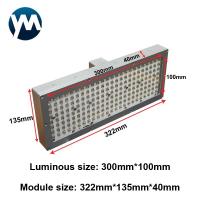 LED UV refroidie à l'eau traitant la lampe 2000W LED UV 365nm 385nm 395nm 405nm