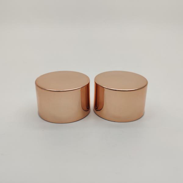 Anodized Aluminum Double Wall Cap , Rose Golden 24 410 Bottle Cap