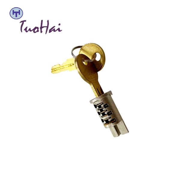 Cylindre de verrouillage à clé avec paire de clés, simple face (Hudson) pour serrure de sécurité à anneau LG1783