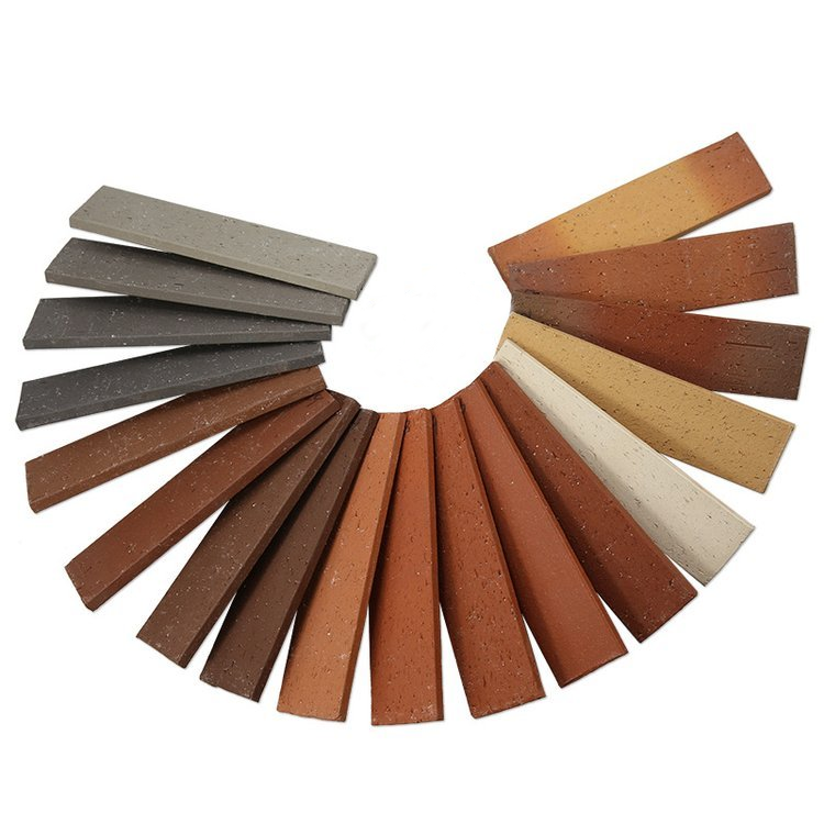 Clay Red Bricks Split Brick Wall Facing Cladding Faux Decoration Outdoor