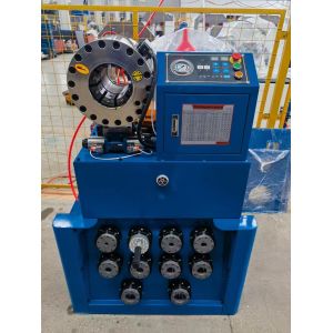 2 Inch 6-51/64mm Crimping Range Hydraulic Hose Crimping Machine Digital Control Systerm With Fast Change Mould Tool And Rack And 10 Interchangeable Dies