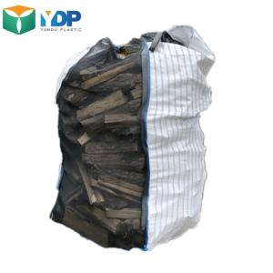 Black White 180gsm 800kg 1000kg 1.5ton Ventilated Big Bags For Sale Firewood