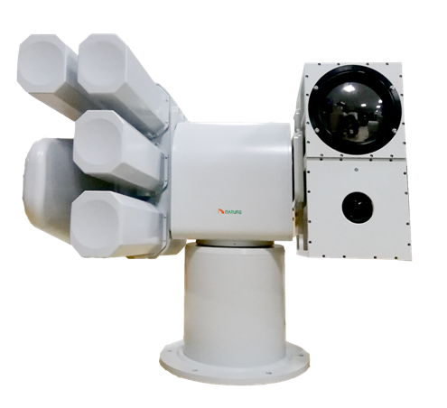 термическое изображение разрешения системы камеры 6.0G HZ PTZ видимое •	NVT-9800X PTZ