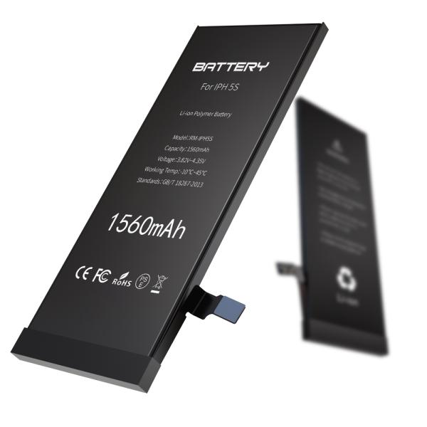 3.82v-4.35v 1560mAh Apple Iphone 5s Battery 100% New Replacement Zero Cycle