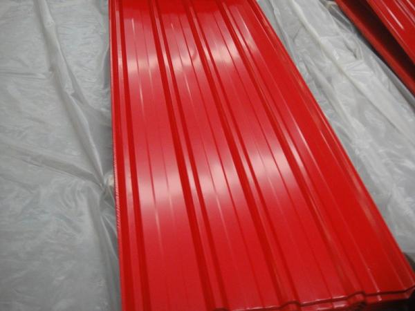GI Corrugated Steel Sheet Weather Resistant Normal Spangle / Big Spangle