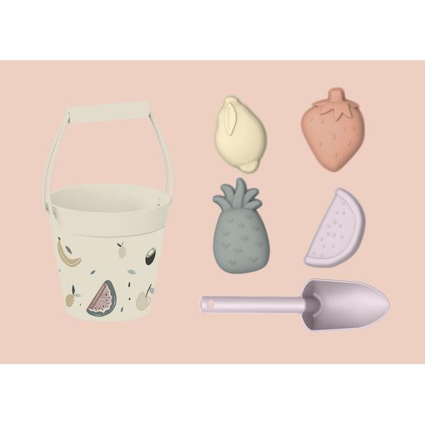 Summer Sand Outdoor Children’s Toy Set Silicone Beach Bucket Set