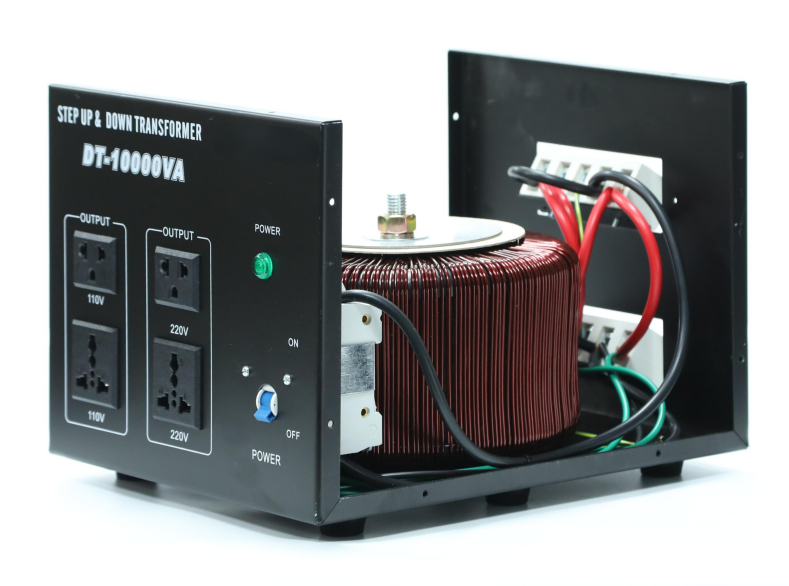 Step Up & Down Transformer 100-10000VA with 110V-240V Voltage Range and Fuse/MCB Protection