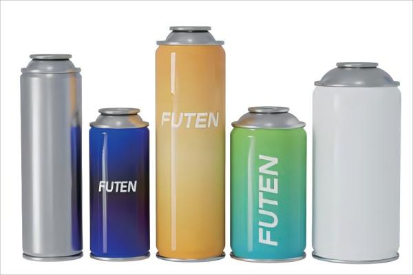 Reusable Pressurized Aerosol Can Eco Friendly Straight Sided Aerosol Cans