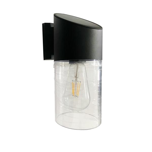 External Exterior Solar Wall Lights Amber IP54 E27 Lamp