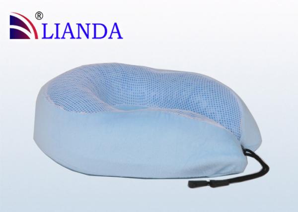 Dark Bule Hydraluxe Gel Cooling Pillow , Pillow With Cooling Gel 30×29×11cm