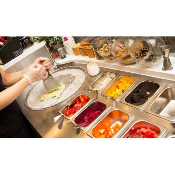 Automatic Defrost Button for 23 Years Cold Stone Marble Slab Top Fry Ice Cream Machine